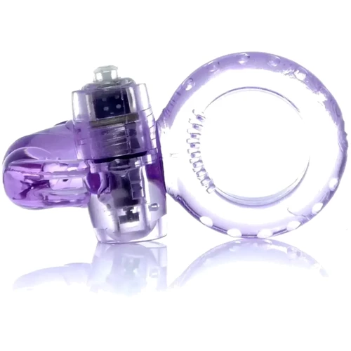 Ерекційне вібро кільце BOSS Rabbit Vibro Cock Ring Purple, BS6700048