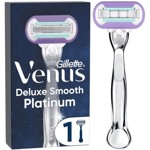 Gillette Venus Platinum Deluxe Cтанок для бритья с 1 сменной касетой: Вид Бритвенные станки