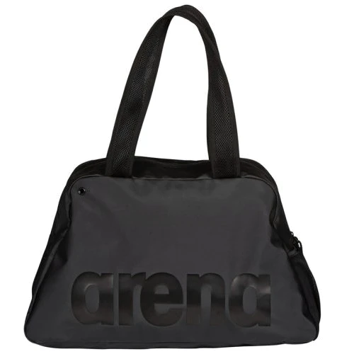 Жіноча спортивна сумка Arena Fast Shoulder Bag Big Logo 002435-500 чорна (3468336223550)