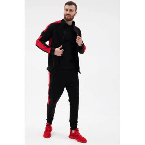 Спортивний костюм ISSA PLUS SG-15 48 чорний / червоний