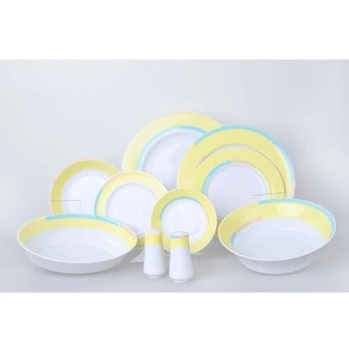 Столовый сервиз Набор столовый Home&Garden Swing Yellow 19049 (на 6 пер. 39пр.)