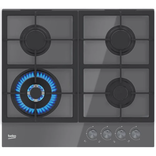 Варильна поверхня газова Beko HILW64225SZG: Розташування панелі фронтальне