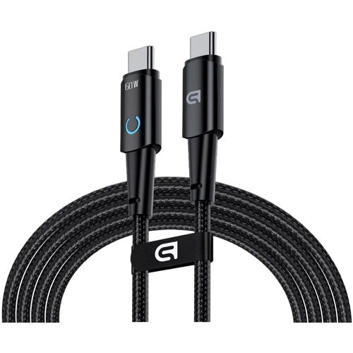 Кабель ArmorStandart Cable USB-C to USB-C AT-C6 60W 1.2m Black (ARM75869)