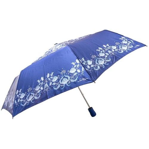 Зонт женский полуавтомат Art Rain синий (ZAR3614-37): Механизм Полуавтомат