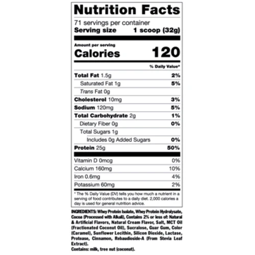 Протеїн Mutant Iso Surge 727 g /23 servings/ Chocolate: Вид Сывороточные