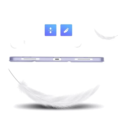 Аксессуар для iPad BeCover Case Book Tri Fold Hard Purple for iPad Air 13 (2024 / 2025) (711725): Материал искусственная кожа