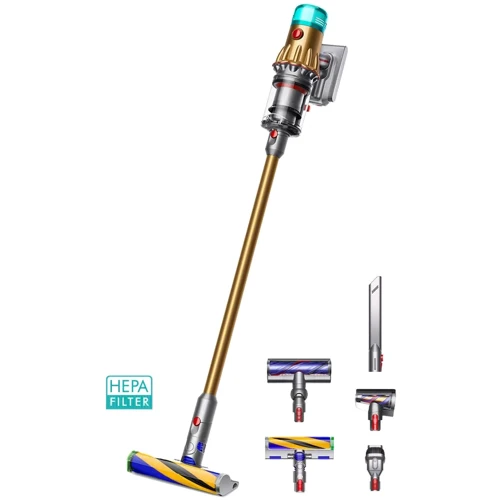 Пылесос Dyson V12 Detect Slim Absolute (2023) Gold/Gold (448072-01): Тип пылесоса ручной (вертикальный)
