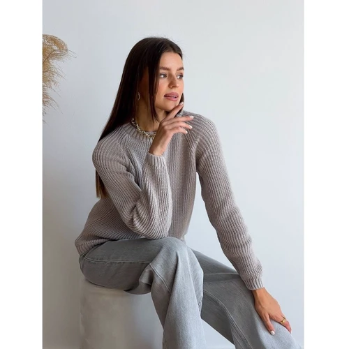 Джемпер АRTKNIT Cotton 27016 42-44 (S/M ) серый: Сезон Демисезон