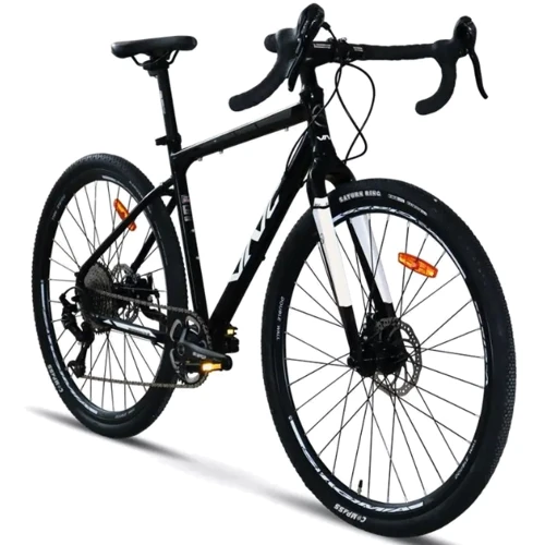 Велосипед VNC 2023' 28" PrimeRacer A10 V51A10-2849-BW 19.5"/49см (1964) black (shiny)/white (matt)