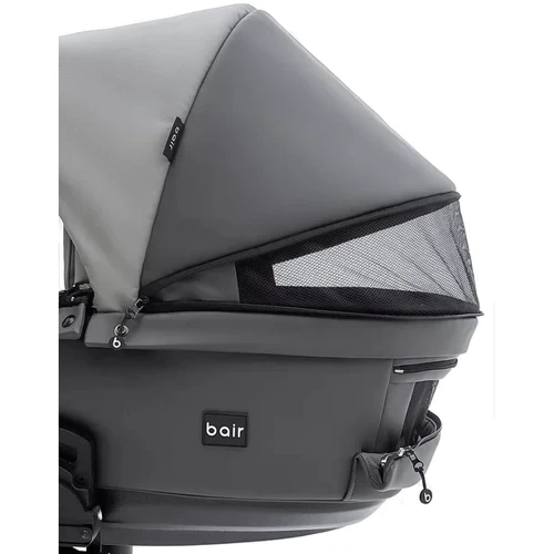 Коляска універсальна для двійні 2 в 1 Bair Kiwi DUO ECO BKD-21/15 сірий/графіт (681043) фото 7