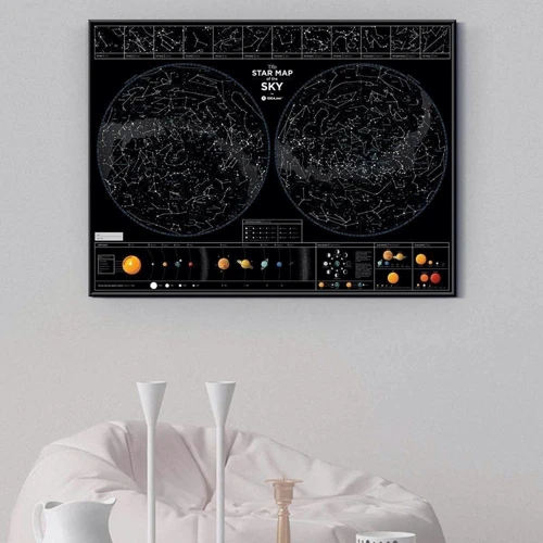 Карта звездного неба 1DEA.me Star map of the sky (SMSF)