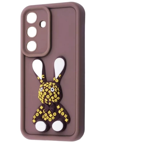Чехол для телефонов Mobile Case Pretty Things Brown/Rabbit for Samsung S721 Galaxy S24 FE