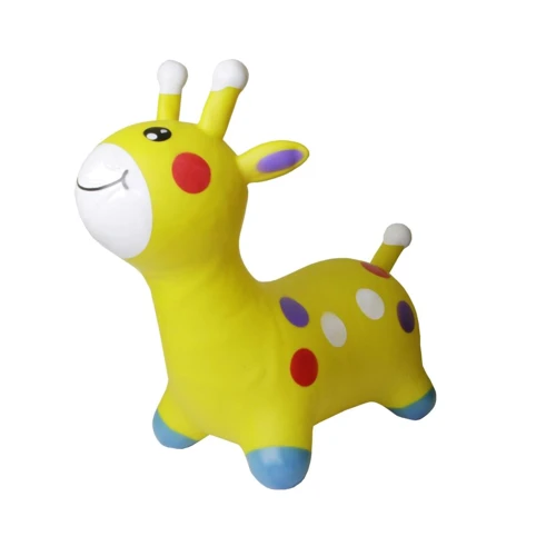 Детский прыгун Bambi Жираф BT-RJ-0077 резиновый (Yellow): Вид Прыгунки