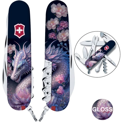 Мультитул Victorinox CLIMBER ZODIAC Волшебный дракон 1.3703.3.Z3280p (Vx13703.3_Z3280p)