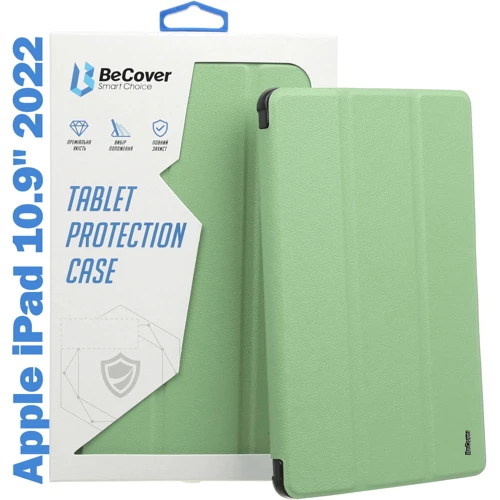 Аксессуар для iPad BeCover Direct Charge Pen with Pencil mount Green for iPad 10.9 (2022 / 2024) / iPad 11 2025 (708497): Материал искусственная кожа