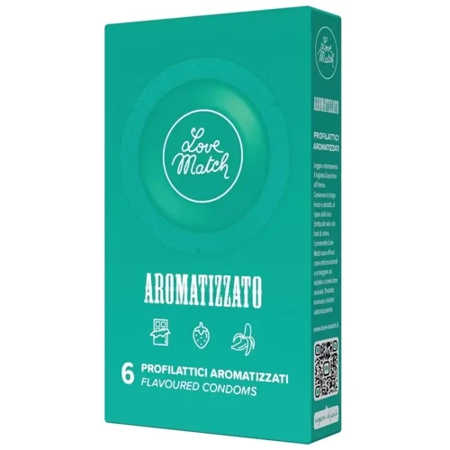 Ароматичні презервативи Love Match Aromatizzato (Flavoured), 6 шт