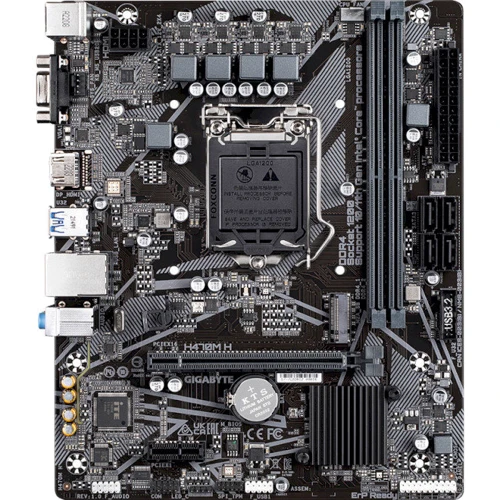 GIGABYTE H470M H: Роз'єми на задній панелі Ethernet RJ-45, HDMI