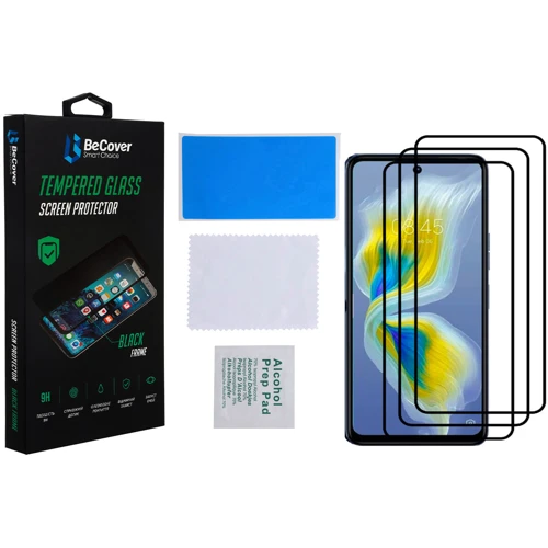 Аксесуар для смартфона BeCover Tempered Glass Black для Tecno Camon 18 Premier (707327)