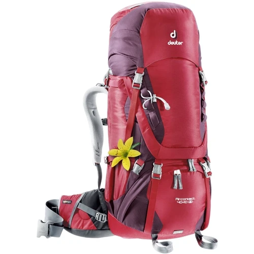 Рюкзак Deuter Aircontact 40 + 10 SL Cranberry-Aubergine (3320016)