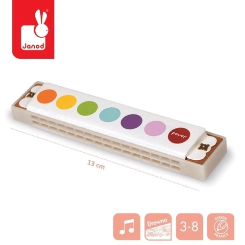 Музыкальный инструмент Janod Губная гармошка (J07609)