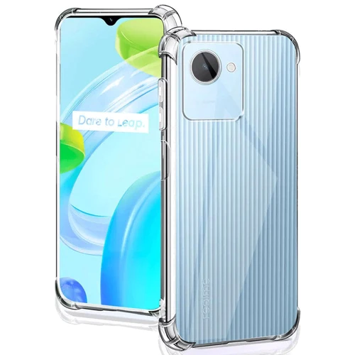 Чехол для телефонов TPU Case GETMAN Ease logo Full Camera Transparent for Realme C30s