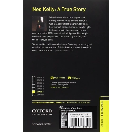 Bookworms 1: Christine Lindop: Ned Kelly. A True Story with Audio CD: Производитель Oxford University Press