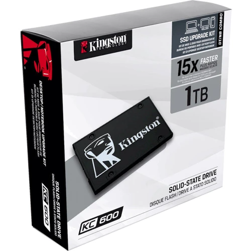 Kingston KC600 1 TB Upgrade Bundle Kit (SKC600B/1024G): Интерфейс подключения SATA III