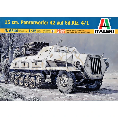Модель Italeri РСЗО 15 cm. Panzerwerfer 42 AUF SD.KFZ. 4/1 (IT6546)