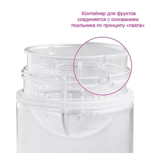 Пляшка Munchkin Miracle 360 Fruit Infuser Cup з інфузером, 414 мл, червона (011209.01): Тип пляшка