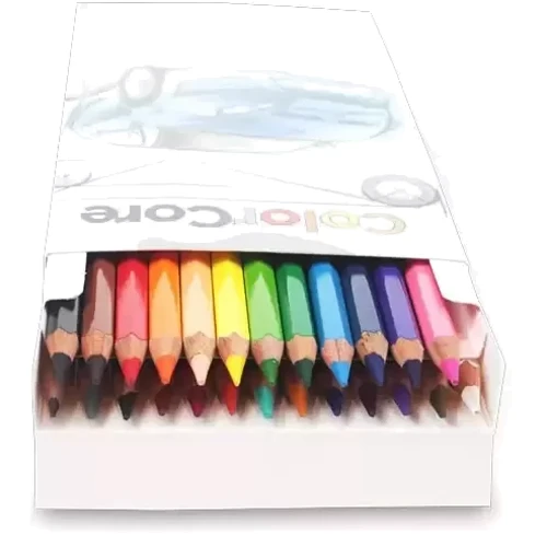 Карандаши Marco 3000-24СВ-A 24 цв ColorCore (Машина): Тип Цветные