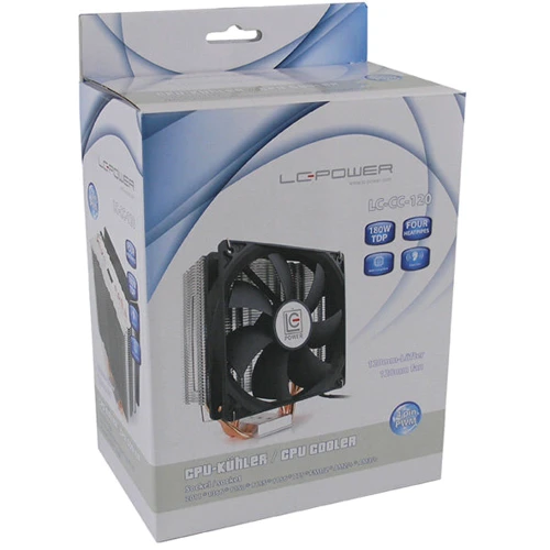 Кулер LC-POWER LC-CC-120: Тип воздушное охлаждение