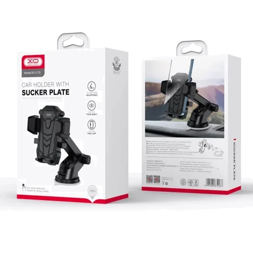 Держатель XO Car Holder C76 Black фото 9