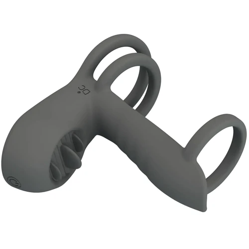 Насадка с вибрацией LYBAILE Pretty Love Master Ring Gray (BI-040135-1)