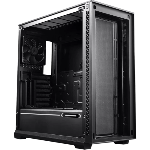 Корпус Deepcool MATREXX 70 (DP-ATX-MATREXX70-BKG0P): Материал передней панели закаленное стекло