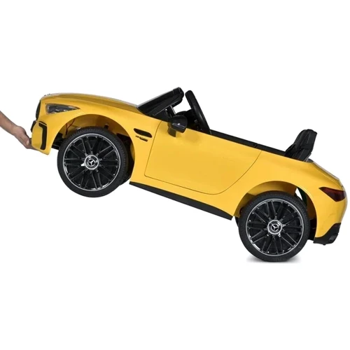 Дитячий електромобіль Bambi Racer Mercedes SL 63 AMG жовтий (M 5098EBLRS-6): Матеріал коліс EVA