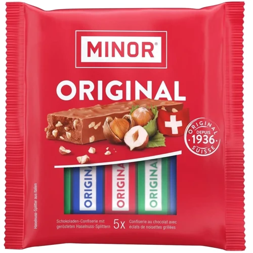 

Батончик Minor шоколадный с крошкой жареного фундука 110 г (7610041071452)