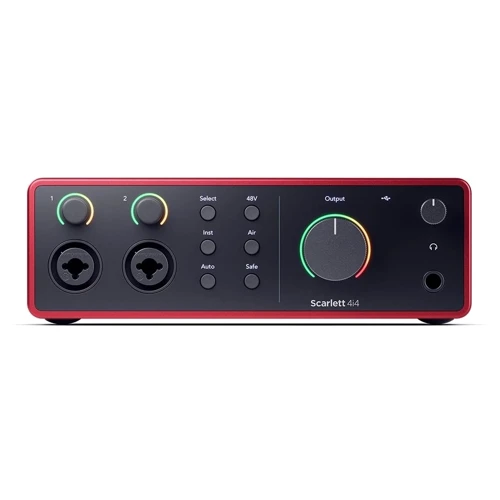 Аудиоинтерфейс Focusrite Scarlett 4i4 4th Gen: Тип Внешние