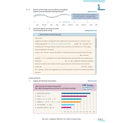Mit uns B1+: Arbeitsbuch: Жанр Учебники и пособия