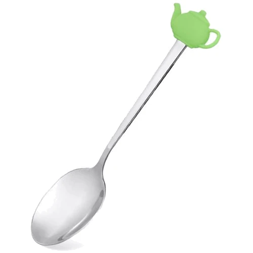 Ложка чайна Fissman з силіконовою фігуркою Чайник 13 см (3770): Найменування Ложка чайна з силіконовою фігуркою
