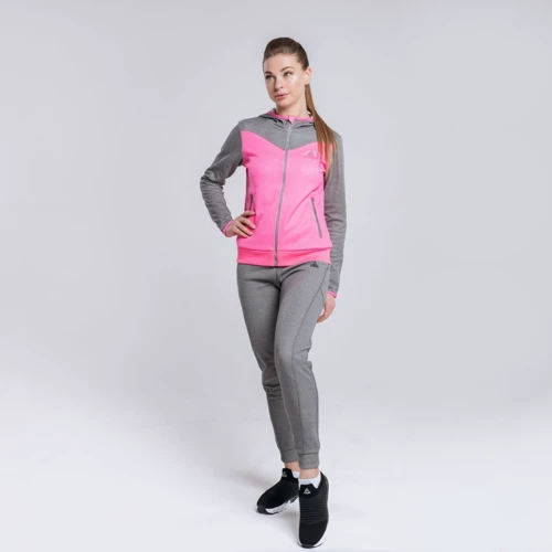 Спортивная толстовка Peak FW67686-PIN 46 розовая с капюшоном на молнии: Страна производитель Китай