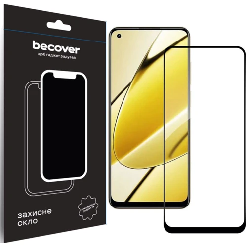 Аксессуар для смартфона BeCover Tempered Glass Black for Realme 11 4G (710510)