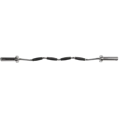 Hop-Sport York Fitness олимпийский W-образный 160 см (50 мм) с резиновыми рукоятками