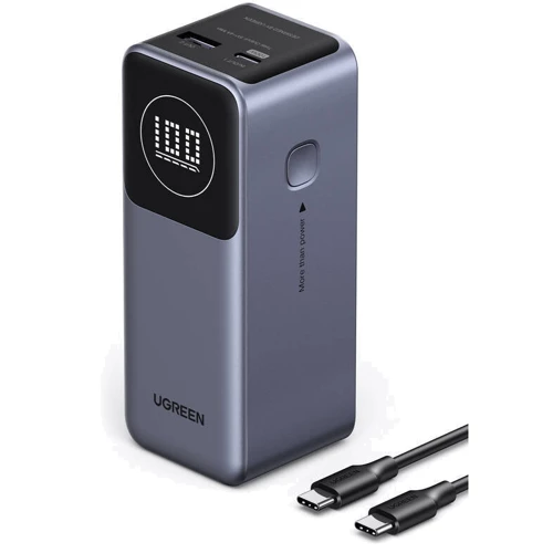 Внешний аккумулятор Ugreen Power Bank 12000mAh 100W Grey (PB724)