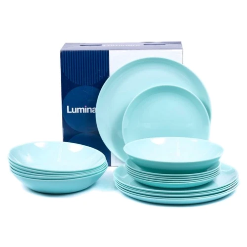 Столовый сервиз Luminarc Diwali Light Turquoise 18 предметов (P2963)