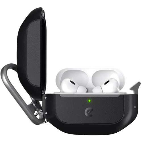 Чехол KeyBudz Element Series Waterproof Carbon Black (APP2_S7_CBK) for AirPods Pro 2 фото 2