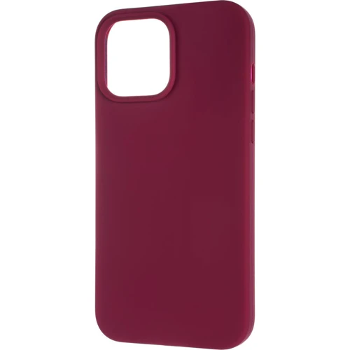 Чехол для iPhone TPU Silicone Case Full Soft Marsala for iPhone 13 Pro Max: Тип чехла накладка на заднюю часть