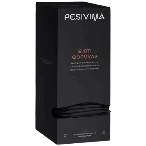Pesivima Beauty Formula Бьюті Формула Антивіковий комплекс для шкіри, волосся та нігтів: Морський колаген, Біотин, Гіалуронова кислота, Вітамін C 5380 мг (30 саше): Стать Унисекс