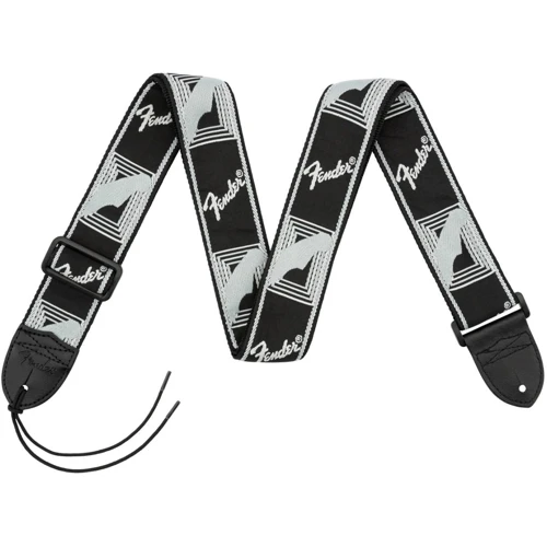 Ремень гитарный FENDER STRAP 2" MONOGRAMMED BLACK/LIGHT GREY/DARK GREY