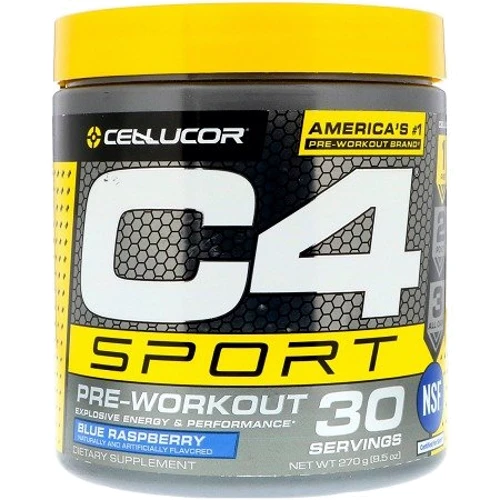Передтренувальний комплекс Cellucor C4 Sport 270 g / 30 servings / Blue raspberry