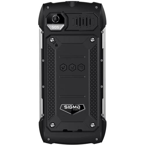 Мобільний телефон Sigma mobile X-treme PK68 Black (UA UCRF): Слот для карт пам'яті microSD (до 32 ГБ)